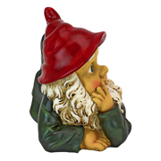 Image Thumbnail for SUN DONT SHINE MOONING GNOME STATUE